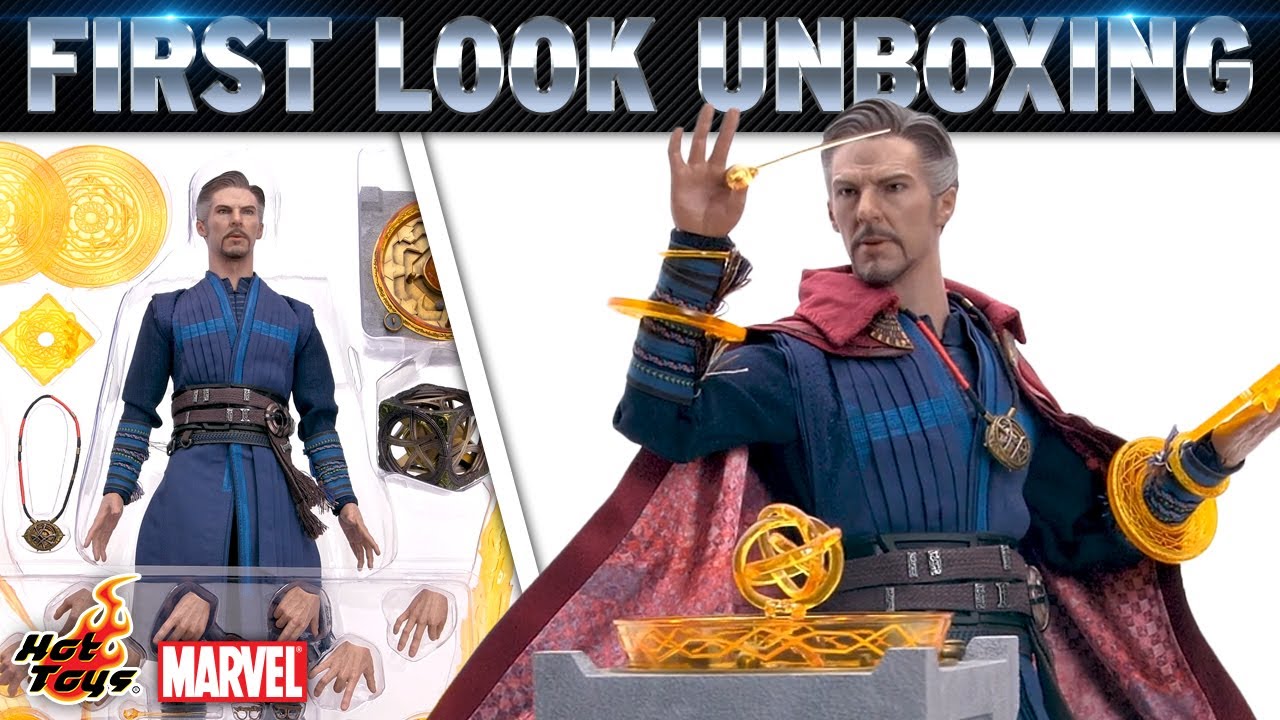 Hot Toys Doctor Strange Spider-Man No Way Home Figure Unboxing | First ...