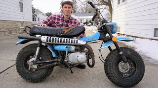 Abandoned Suzuki Rv90 Bike Sitting For Years. Will It Run?