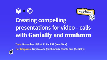 Creating Compelling Presentations for video-calls with Genially and mmhmm