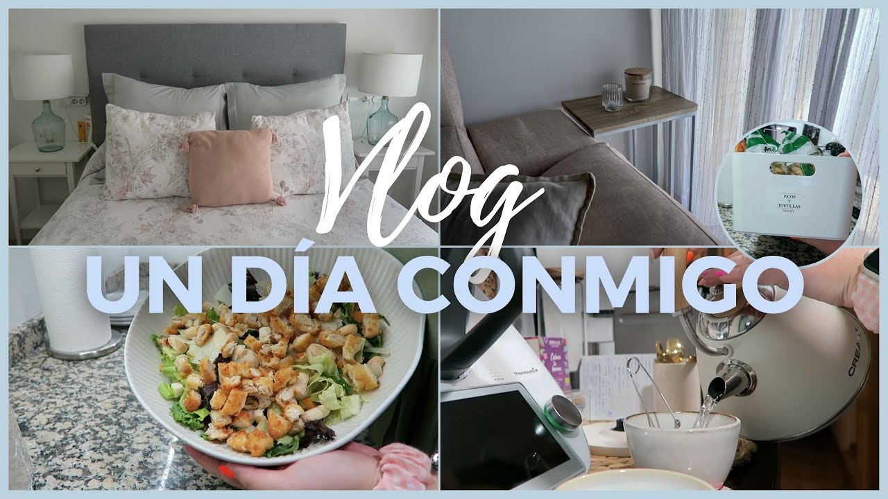✨VLOG✨ NOVEDADES EN CASA 😍 MESA NUEVA + PRUEBO LA ETIQUETADORA 👌🏼 + ENSALADA CÉSAR CON SALSA CASERA😋