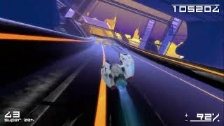 (Outdated) Wipeout HD Fury | Zone | Talon's Junction Reverse | Score 166396