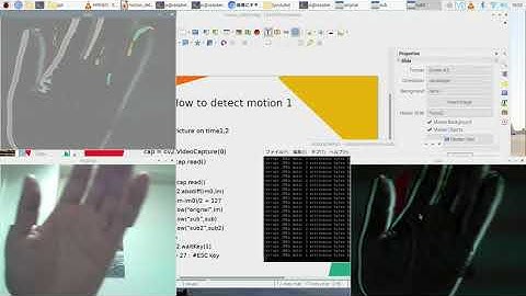 PythonでOpenCV　第2回(動体検知の作り方）
