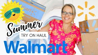 Walmart  Summer Try on Haul | Outfit Ideas | Resort Style | Bathing suits and more Fashion over 40