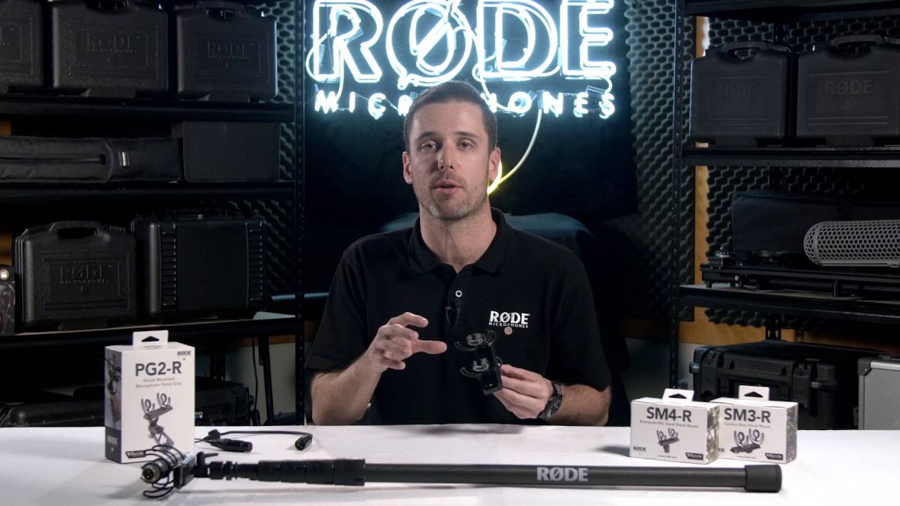 RØDE SM4-R Boompole/Microphone Shockmount with Rycote Onboard - YouTube