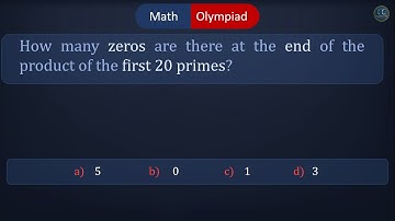 Prime number Math Olympiad Problem | Math Olympiad Video | ClassClips