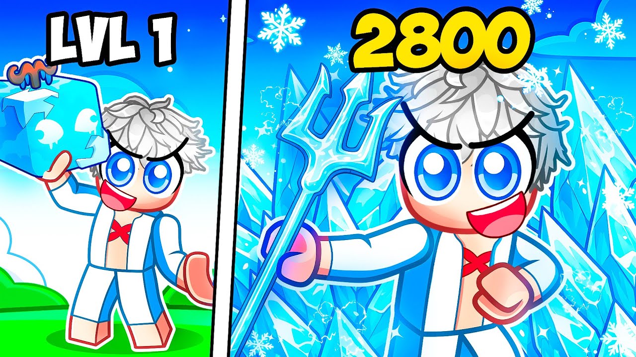 NOOB to PRO Using The ICE FRUIT in Roblox Blox Fruits!