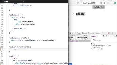 Pass state-related event-handling methods to functional components