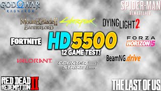 HD Graphics 5500 + i7-5600U - Test in 12 Games in 2025