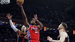 Philadelphia 76ers vs New York Knicks - Full Game 2 Highlights | April 22, 2024 | 2024 NBA Playoffs