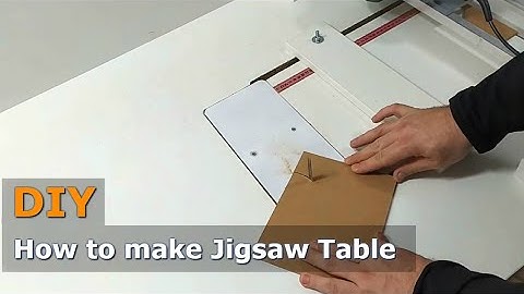 How to make Jigsaw Table || DIY Homemade  Jigsaw Table