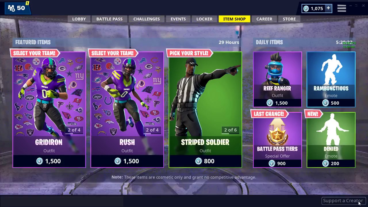 ITEM SHOP 12.11.2018 