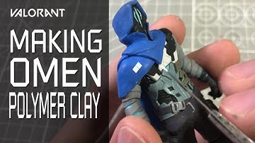 Making OMEN - Valorant with polymer Clay | EZ ART