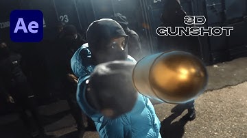 INSANE 3D GUNSHOT EFFECT! | After Effects Tutorial