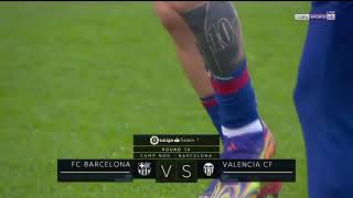 Barcelona vs valencia 2-2 highlight full match