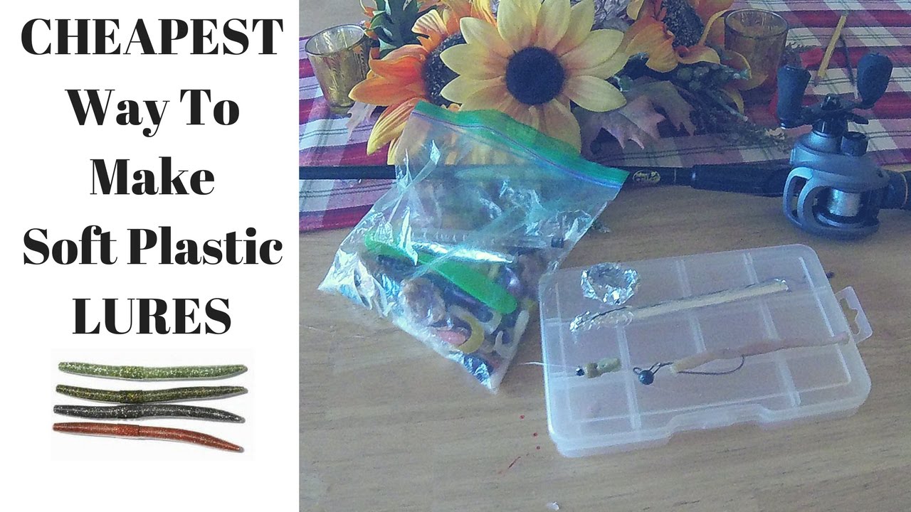 CHEAPEST way ever to make soft plastic lures!!!!! YouTube