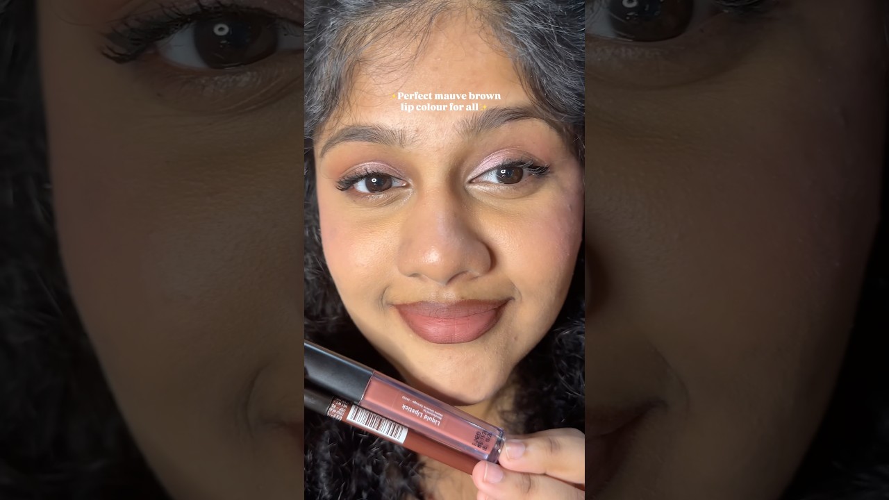 Mauve brown lip combo✨Pilgrim lipstick in shade nude obsessed, Mars cosmetics liner 14 