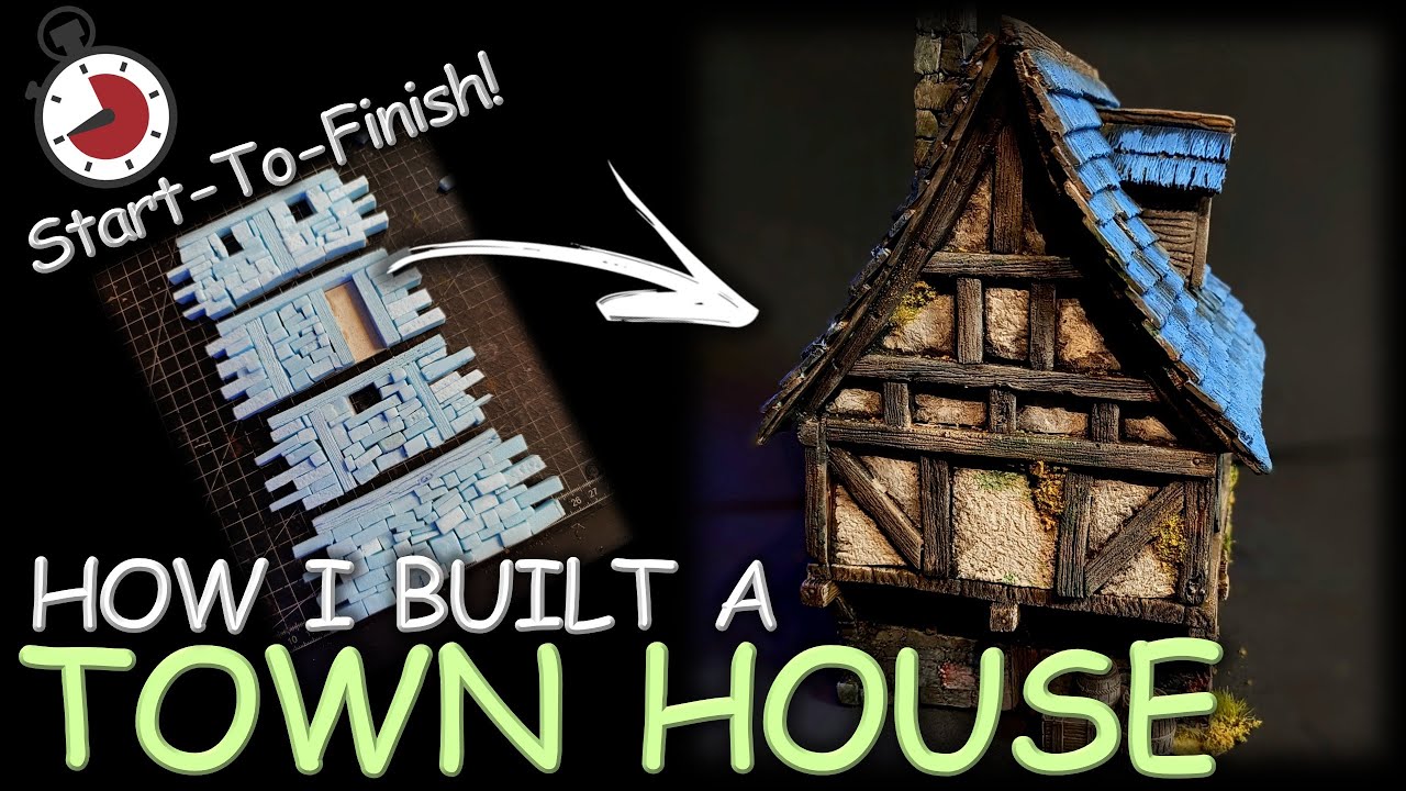 Я построил таунхаус с нуля! | МАРАФОН по рукоделию