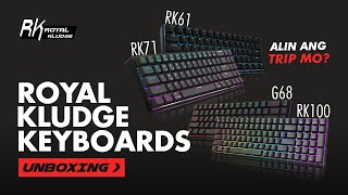 Sulit sa Budget Mech Keyboards! Royal Kludge RK61 G68 RK71 RK100 Unboxing (Tagalog)