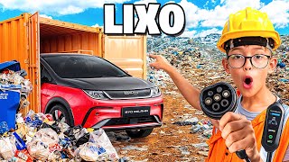 ACHAMOS UM LIXAO DE CARROS ELETRICOS DENTRO DO CONDOMINIO DE LUXO screenshot 4