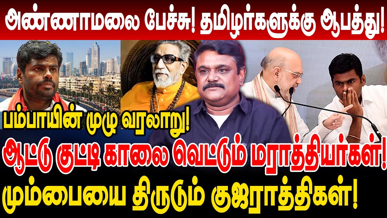 அண்ணாமலை பேச்சு! தமிழர்களுக்கு ஆபத்து மும்பையை திருடும் குஜராத்திகள்! krishnavel interview annamalai