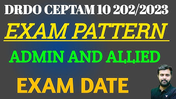 drdo admin and allied exam pattern 2022 #drdoadmin #drdo