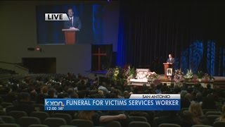 Funeral for Victim Services worker