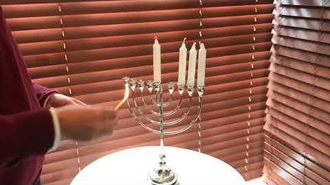 How to light the Menorah by Rabbi Kauffman