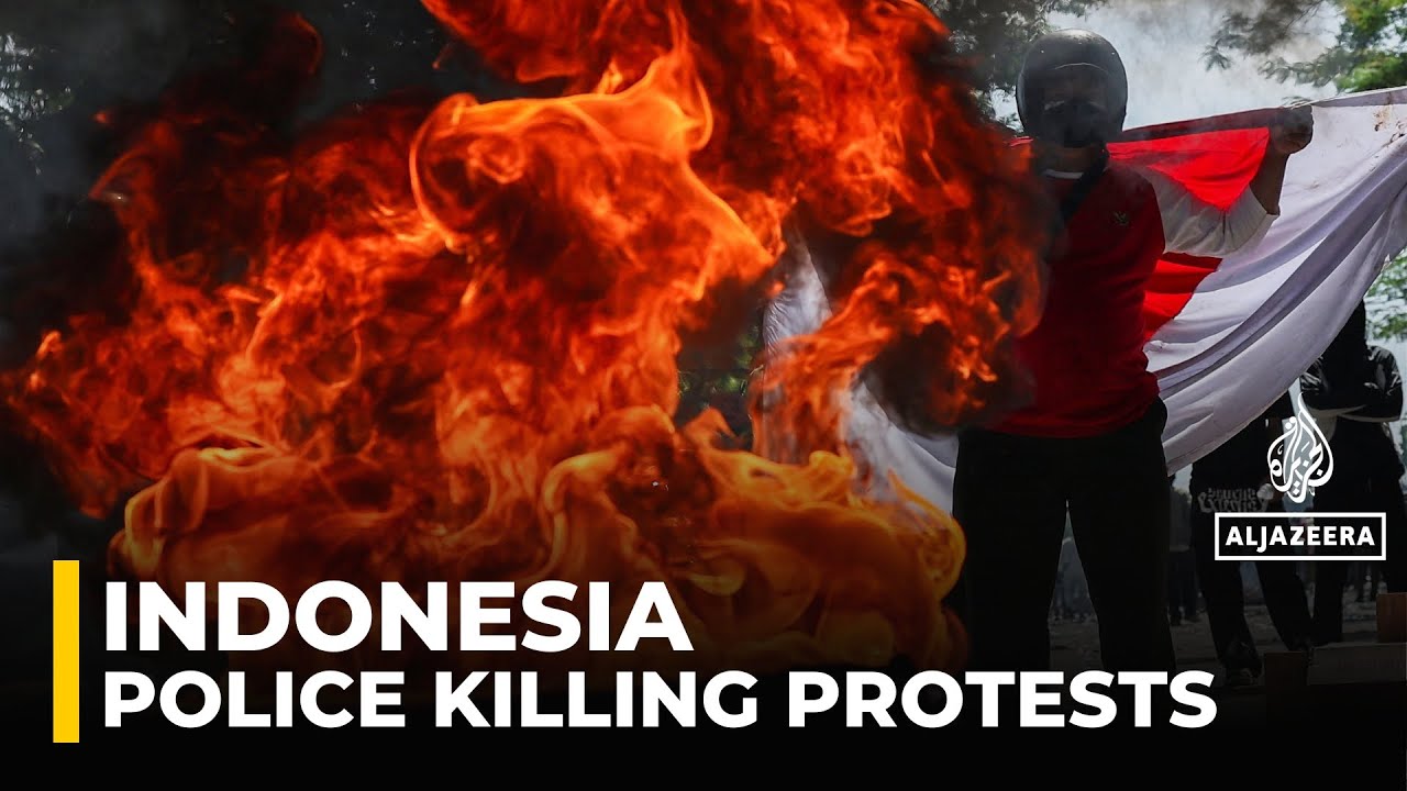 Indonesia anti-govt protests: Anger grows after ride-share driver killed by police