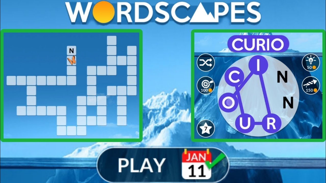 WORDSCAPES Daily Puzzle January 11, 2023 YouTube