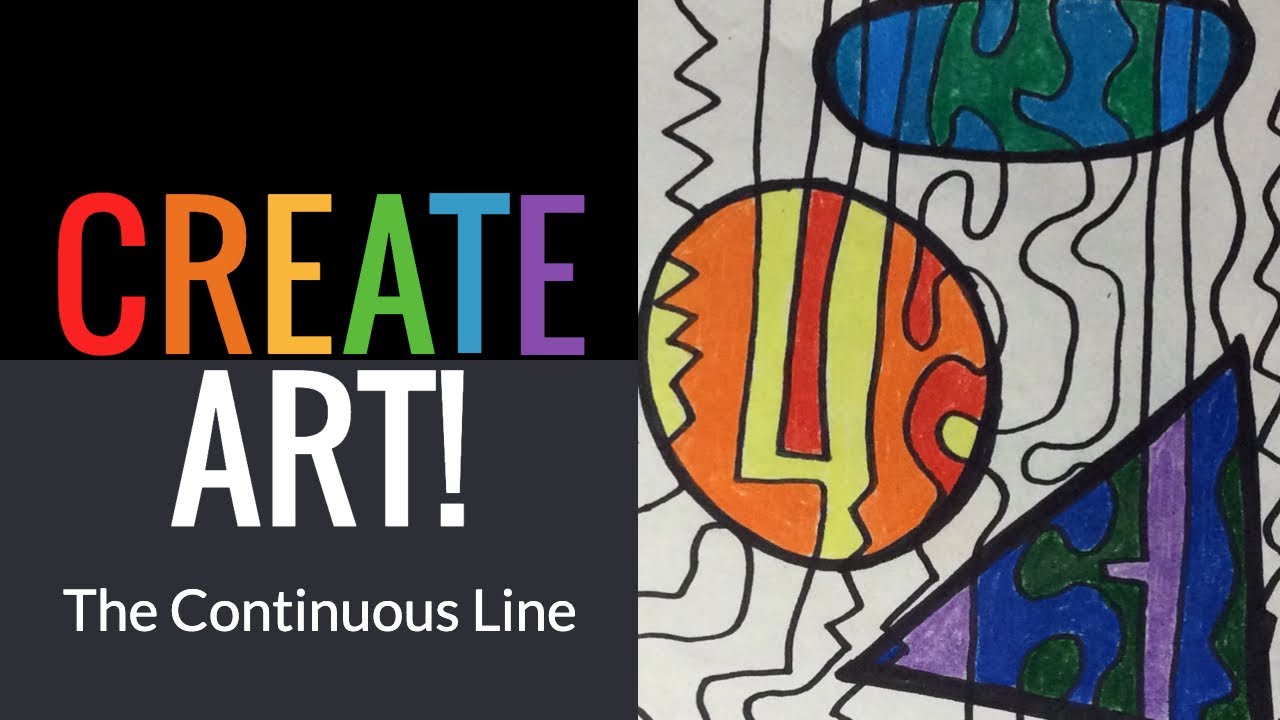 CREATE ART! The Continuous Line - YouTube