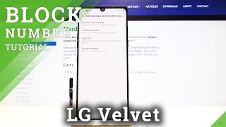 How to Block Number in LG Velvet – Block Calls and Messages screenshot 5