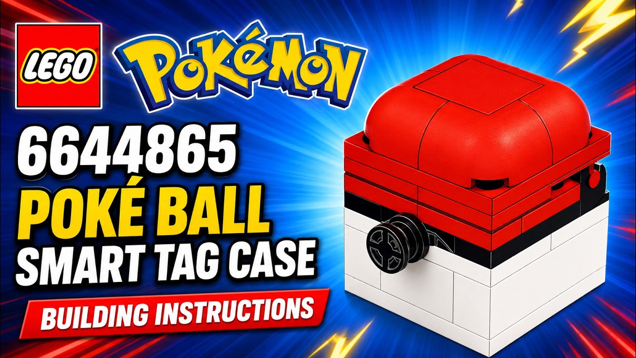 LEGO 6644865 Promotional - Poké Ball Smart Tag Case - Make and Take building instructions