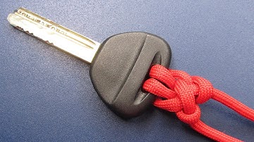 Useful knots rope tricks idea. Practical knot tying skills. EASY Paracord Keychain. #knots