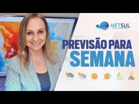 31/12/2023 - Previsão do tempo  para a semana | METSUL