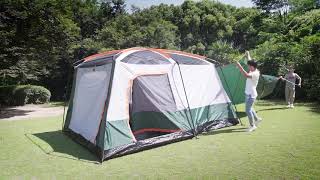 EFSANE KAMP - Aile Boyu Büyük Kamp Çadırı 2 Oda 1 Salon - 12 Kişilik