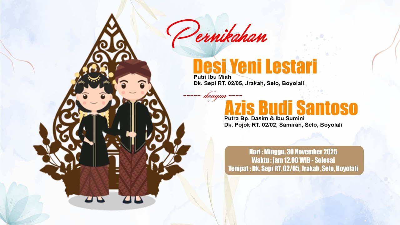 LIVE🔴CS. EMPU GENDHING | PERNIKAHAN DESI & AZIZ | SEPI 30 NOVEMBER 2025