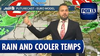 Unsettled Weather Continues Sunday with Below-Normal Temperatures in Utah