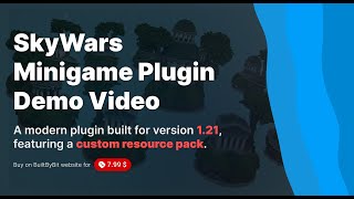 SkyWars Minigame Plugin v2.1 | Demo Video