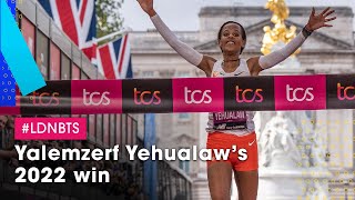 How Yalemzerf Yehualaw Won The 2022 TCS London Marathon |  LDN BTS