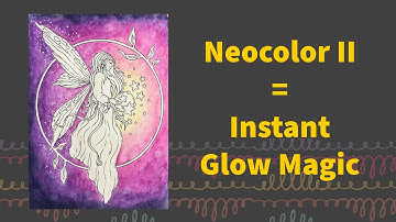 How to Get a Magical Glow on Your Coloring Pages with Neocolor II