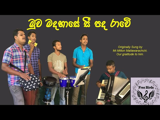 මුව මදහාසේ සීපද රාවේ | Muwa madahase | Free birds class=