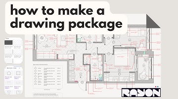How to create a drawing package | Export, Titleblocks, Pages in Rayon Design