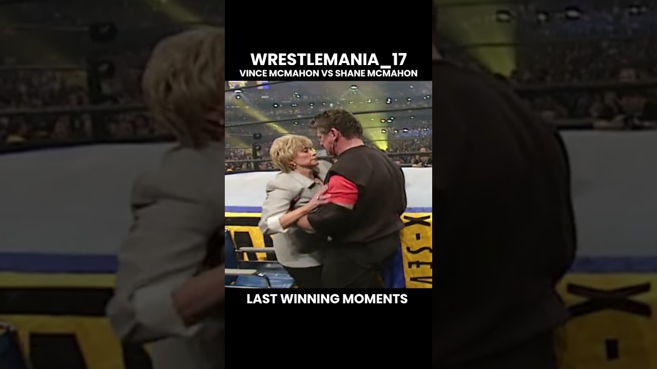 Vince McMahon vs Shane McMahon WrestleMania_17 