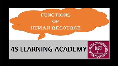 What is Human Resource Management explain its function-Managerial Operative function-easy explained