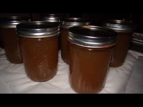 Making & Canning Beef Stock Broth - YouTube