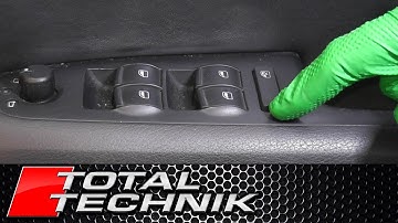 How to Remove Electric Window Switch Main Drivers Side - Audi A4 S4 RS4 - B6 B7 - 2001-2008