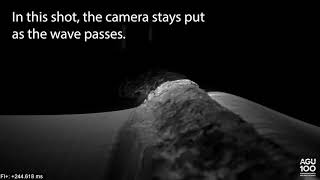 Slow motion footage of plunging breaker waves created in a lab screenshot 5