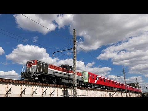 東京メトロ2000系【丸の内線用 2047F】甲種輸送 牽引はDE10 1743号機（R5.7.20）