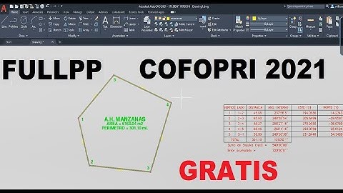LISP FULLPP (COFOPRI)  GRATIS / Lisp cuadro de coordenadas