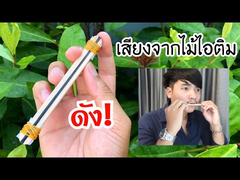 สอนวิธีทำเสียงแตรจากไม้ไอติม ว้าว | How to make the sound of ice cream sticks